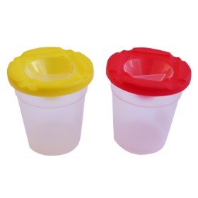 Frasco Limpa Pinceis Artist de Plastico