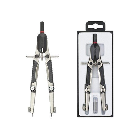 Compasso Rotring Compact Micrometrico Ajuste Rapido Comprimento 17 Cm