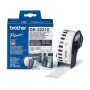 Etiquetas Continuas Brother Dk22210 Branco 29Mm x 30,48M Papel Termico