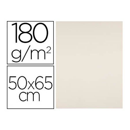 Cartolina 50X65 Cm 180 Gr Creme Pack de 25 Unidades