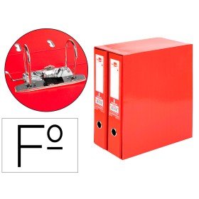 Modulo 2 Pastas Folio 2 Aneis Mecanismo de Alavanca 75Mm Vermelho