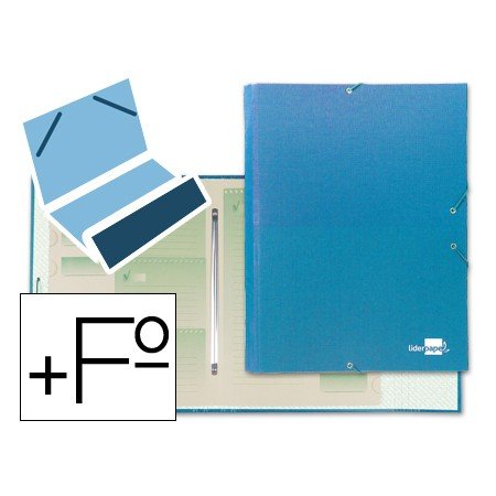 Pasta Classificadora com 12 Departamentos Celeste