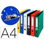 Pasta de Arquivo de Alavanca Documenta Pvc Din A4 Lombada 52 Mm Cores Sortidas Classic Azul Cinza, Preto Verm