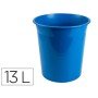 Cesto Plastico Q-Connect Azul Opaco 13 Litros