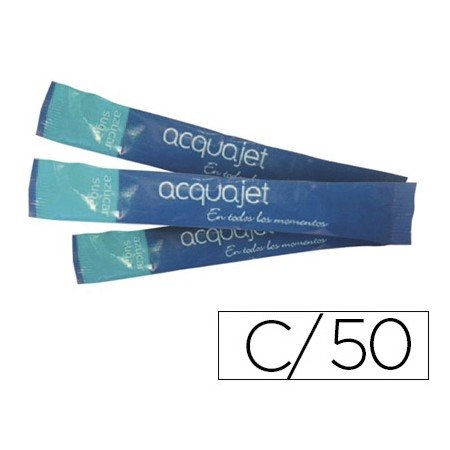 Acucar Branco Acquajet com Paletina Saquetas de 7 G Pack de 50 Unidades
