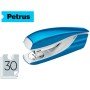 Agrafador Petrus Mod 635 Wow Azul Metalizado Capacidade 30 Folhas