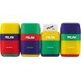 Apara Lapis Milan Plastico 2 Usos com Borracha Compact Mix