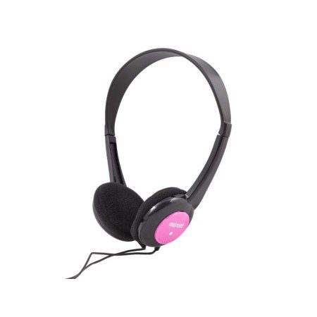 Auriculares Maxell Infantil Diadema Jack 3,5 Mm Longitud Cabel 1,2 Mt Color Rosa