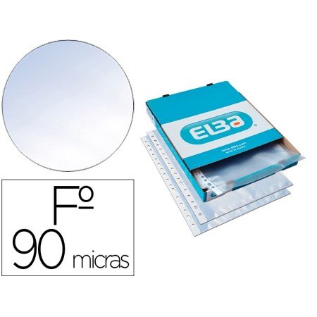 Bolsa Catalogo/Mica Elba Standard Folio 90 Microns Pele Laranja Caixa de 100 Unidades