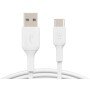 Cabo Belkin Cab001Bt2Mwh Usb-C A Usb-A Boos Charge Comprimento 2 M Cor Branco