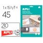 Cartao de Visita Apli 210X99 Mm 200 Gr Branco Bolsa de 15 Folhas Din A4