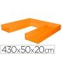 Circuito Modular de Sumo Didactic 430X50X20 Cm Laranja
