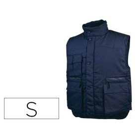 Colete Detalplus Multibolsos Cintura Elastica Cor Azul Formato S