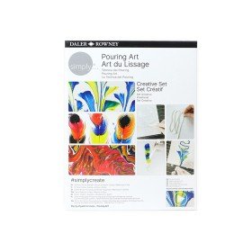 Conjunto de Pintura Daler Rowney Simply Criativo Pouring
