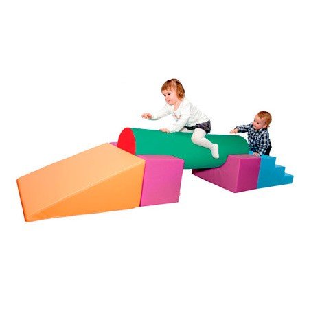 Conjunto Psicomotrocidade 45 Sumo Didactic Multicor 245X60X45 Cm