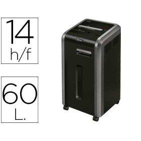 Destruidora de Documentos Fellowes 225Mi Capacidade de Corte 14 Folhas Destroi Agrafes Clips Cartoes