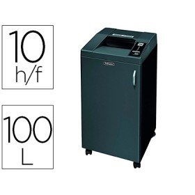 Destruidora de Documentos Fellowes 3250Mc Capacidade de Corte 10 Folhas Seguranca P6 Cesto 100 L