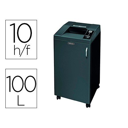 Destruidora de Documentos Fellowes 3250Mc Capacidade de Corte 10 Folhas Seguranca P6 Cesto 100 L