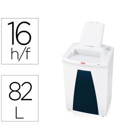 Destruidora de Documentos Hsm Securio Af500 Capacidade Corte 16 Folhas em Particulas Destroi Agrafes Clips Cd E Cartoes