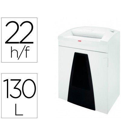 Destruidora de Documentos Hsm Securio B35 Capacidade Corte 22 Folhas Particulas 4,5X30 Destroi Agrafes Clips E Cartoes