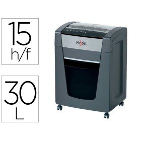 Destruidora de Documentos Rexel Momentum Extra P515+ Capacidade Corte 15 F P5 Destroi Agrafes Clips Cd E Cartoes 30 L