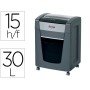 Destruidora de Documentos Rexel Momentum Extra P515+ Capacidade Corte 15 F P5 Destroi Agrafes Clips Cd E Cartoes 30 L