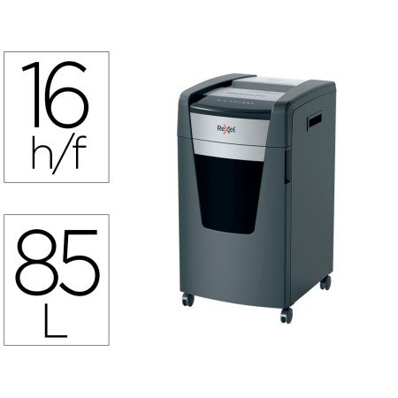 Destruidora de Documentos Rexel Momentum Extra Xp516+ Capacidade Corte 16 F P5 Destroi Agrafes Clips Cd E Cartoes 85 L