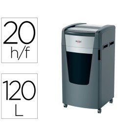Destruidora de Documentos Rexel Momentum Extra Xp520+ Capacidade Corte 20 F P5 Destroi Agrafes Clips Cd E Cartoes 120 L