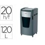 Destruidora de Documentos Rexel Momentum Extra Xp520+ Capacidade Corte 20 F P5 Destroi Agrafes Clips Cd E Cartoes 120 L