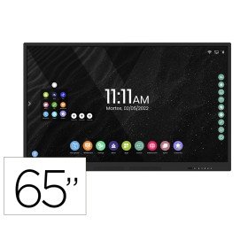 Ecra Interativo Rocada Vidro Temperado 65" Multitatil Wifi com Colunas USB Thunderbolt Hdmi Micro Ethernet Vga