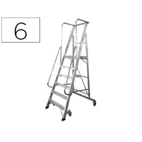 Escada Ktl de Aluminio com Plataforma 6 Degraus Serie 2Xl-S
