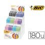 Esferografica Bic Cristal Up Bicolor Ponta de 1,2 Mm Expositor de 180 Unidades Cores Sortidas