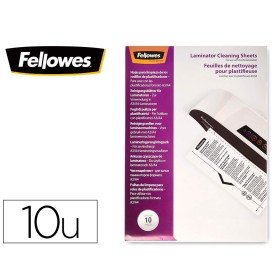 Folha de Limpeza Fellowes Para Plastificadora Pack de 10 Unidades
