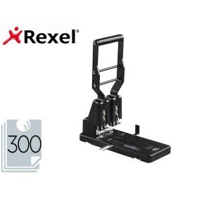 Furador Rexel Hd 2300 Ultraintensivo Metalico Capacidade 300 Folhas Cor Preto