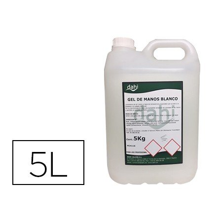 Gel de Maos Dahi Nacarado Garrafa de 5 L