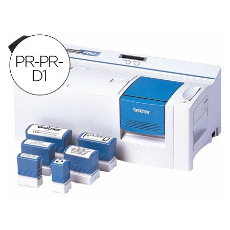 Kit com Fotolitos + Fita Termica + 9 Folhas de Limpeza Para Maquina de Carimbos Brother Pr-Pr-D1, 150 Unidades