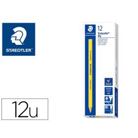 Lapis Fluorescente Staedtler Triangular Top Star Amarelo Caixa de 12 Unidades