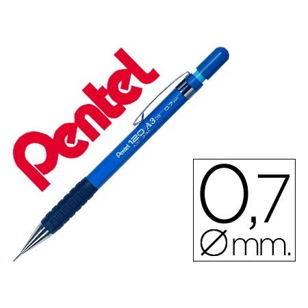 Lapiseira Pentel A317 0,7 Mm Azul
