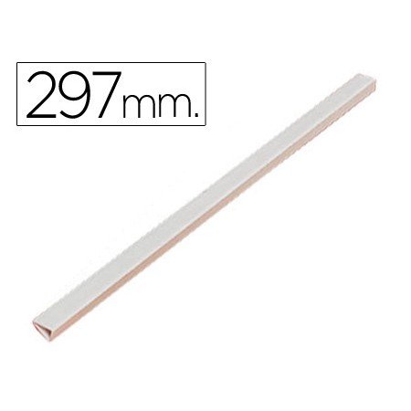 Lombadas em Plastico Para Encadernacao Brancas Din A4