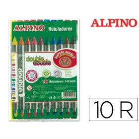 Marcador Alpino Double 10 Unidades