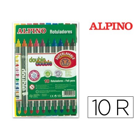 Marcador Alpino Double 10 Unidades