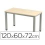Mesa de Escritorio Rocada Executive 200Ad01 Aluminio /Faia 120X60 Cm