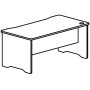 Mesa de Escritorio Rocada Serie Work 1800 x 840 Mm Acabamento Faia