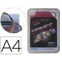 Moldura Magnetica Tarifold Din A4 em Pvc Cor Cinza Prata Pack de 2 Unidades