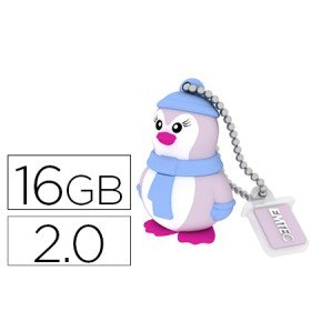 Pen Drive USB Emtec Flash 16 Gb 2.0 Pinguim