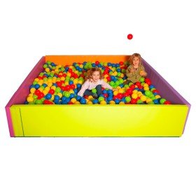 Piscina de Bolas Dobravel Sumodidactic Poliester Revestida Pvc 200X120X40X5 Cm Bolas Nao Incluidas