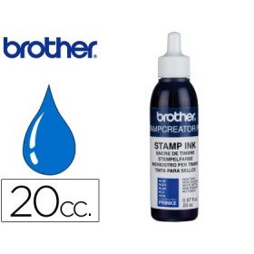 Recarga de Tinta Brother Pr-Ink-E Cor Azul Para Carimbos Automaticos 20 Cc