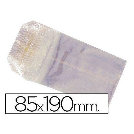 Saco Celofane 85X190Mm Pack 100