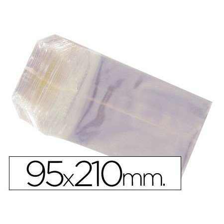 Saco Celofane 95X210Mm Pack 100