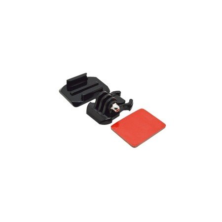 Acessório de suporte adesivo curvo de 3m para capacete Phoenix para fixar câmeras esportivas e gopro hero 4 - 3+ - 3 - 2 - 1 em 